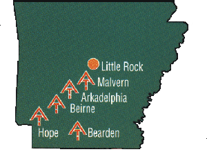Anthony Timberlands, Inc. Locations West of the Mississippi.